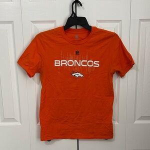 NFL Orange Broncos Kids Short Sleeve Tee